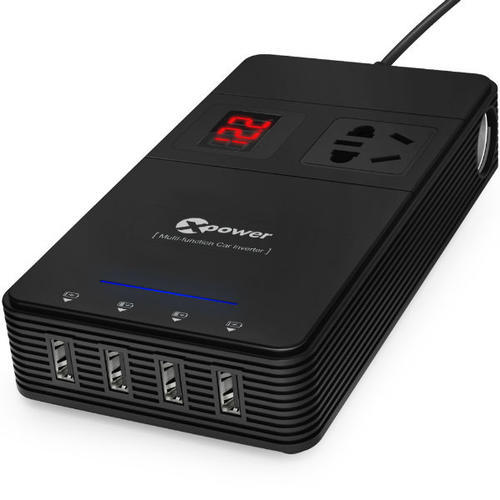Low-power small car inverter (including multiple USB charger sockets)