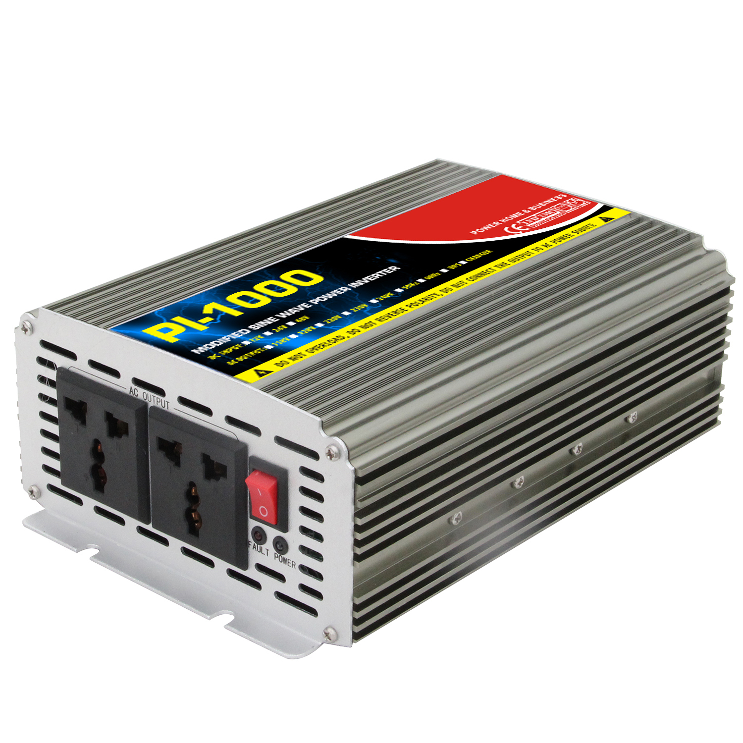 12V/24V/48V to 110V/220VAC power inverter PI plus series