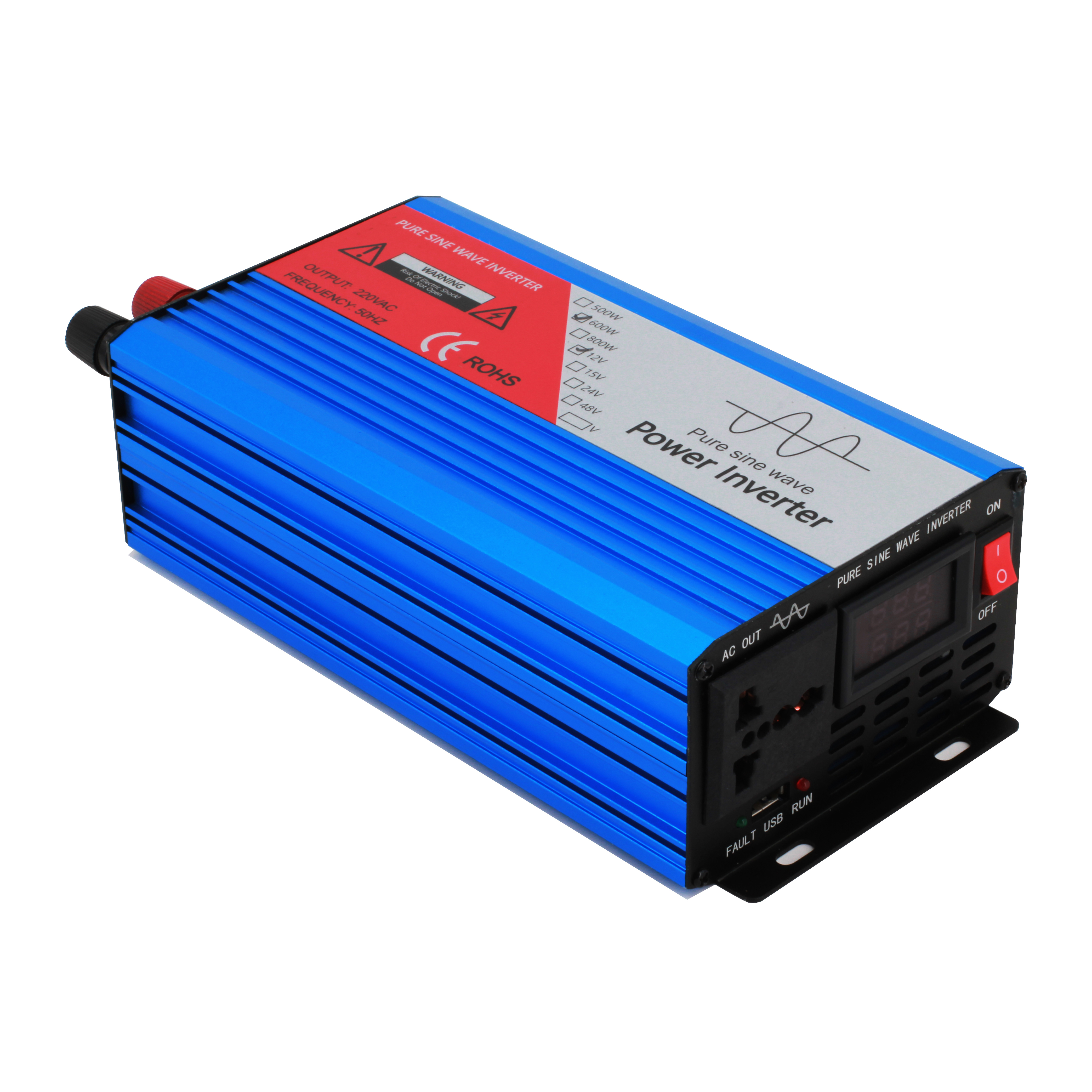 500W/600W pure sine wave power inverter