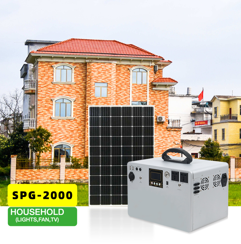 2kw 3kw 5kw All in One Plug and Play off Grid Solar Panel Charger Controller Solar Power Generator I