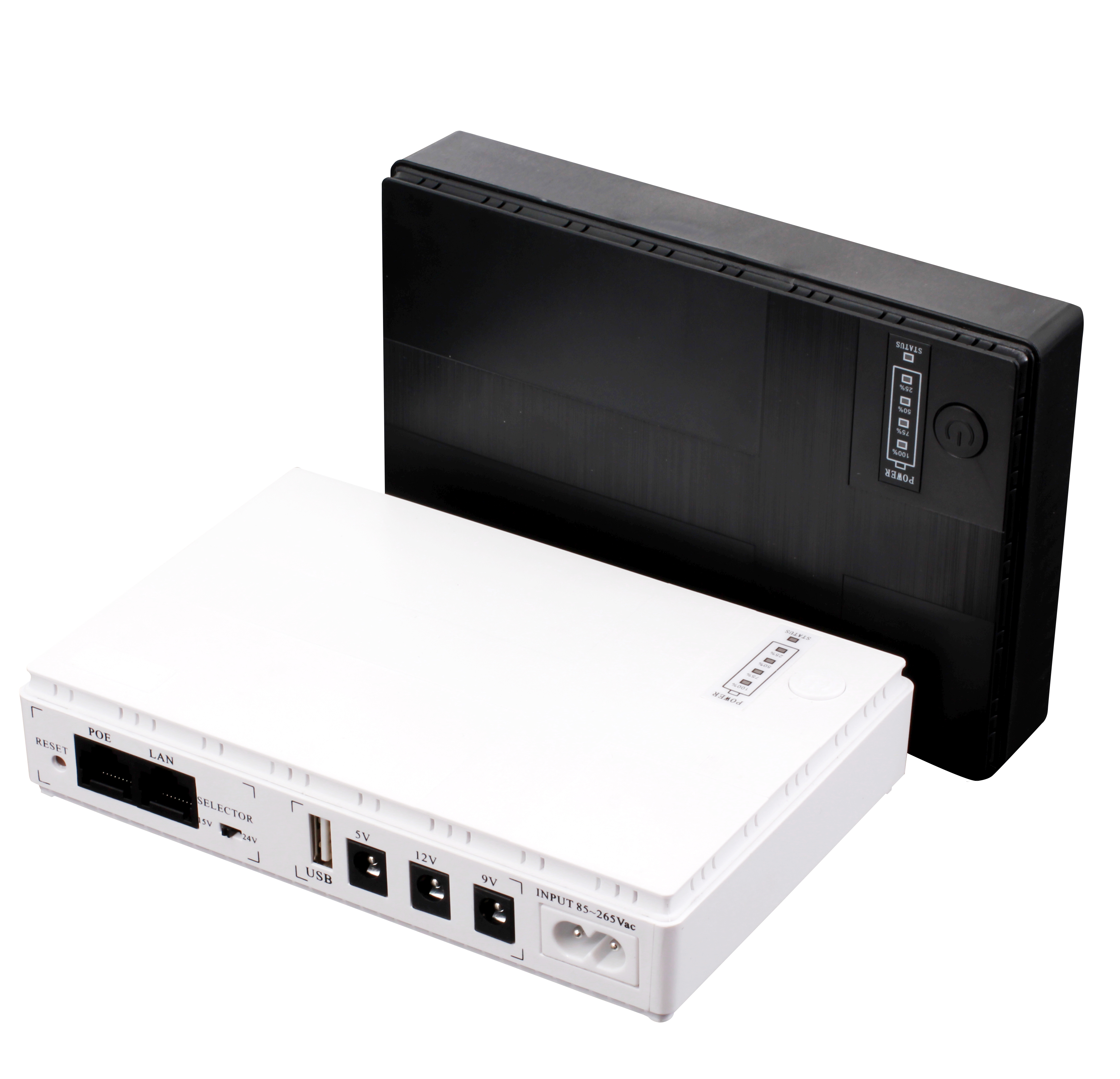 18W 36W Mini DC UPS power supply with 5V 9V 12V 15V 24V POE for wifi router,modem and other DC devic