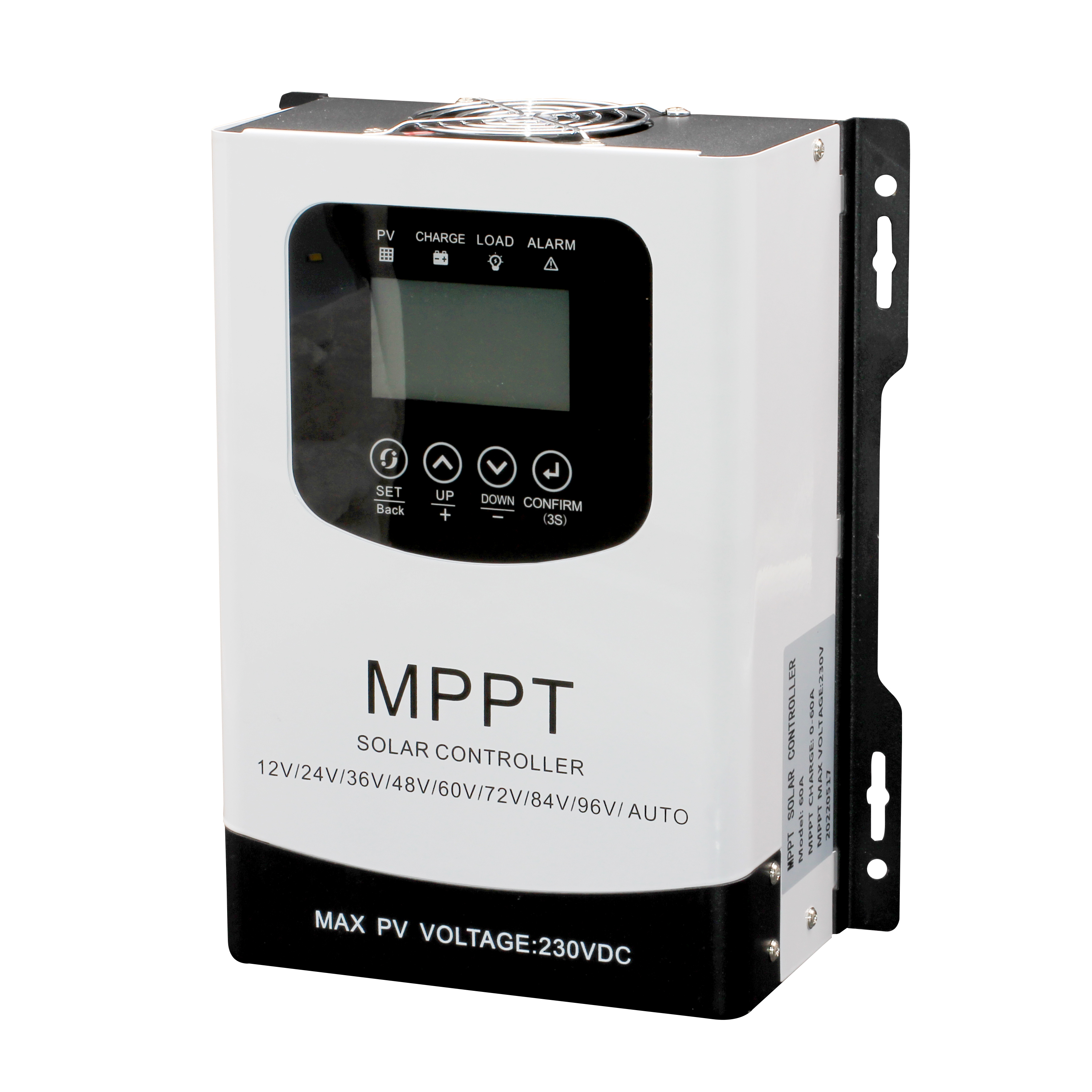 SMART Series MPPT solar charge controller 30A 40A 50A 60A 80A 100A 120A with up to 230V PV input