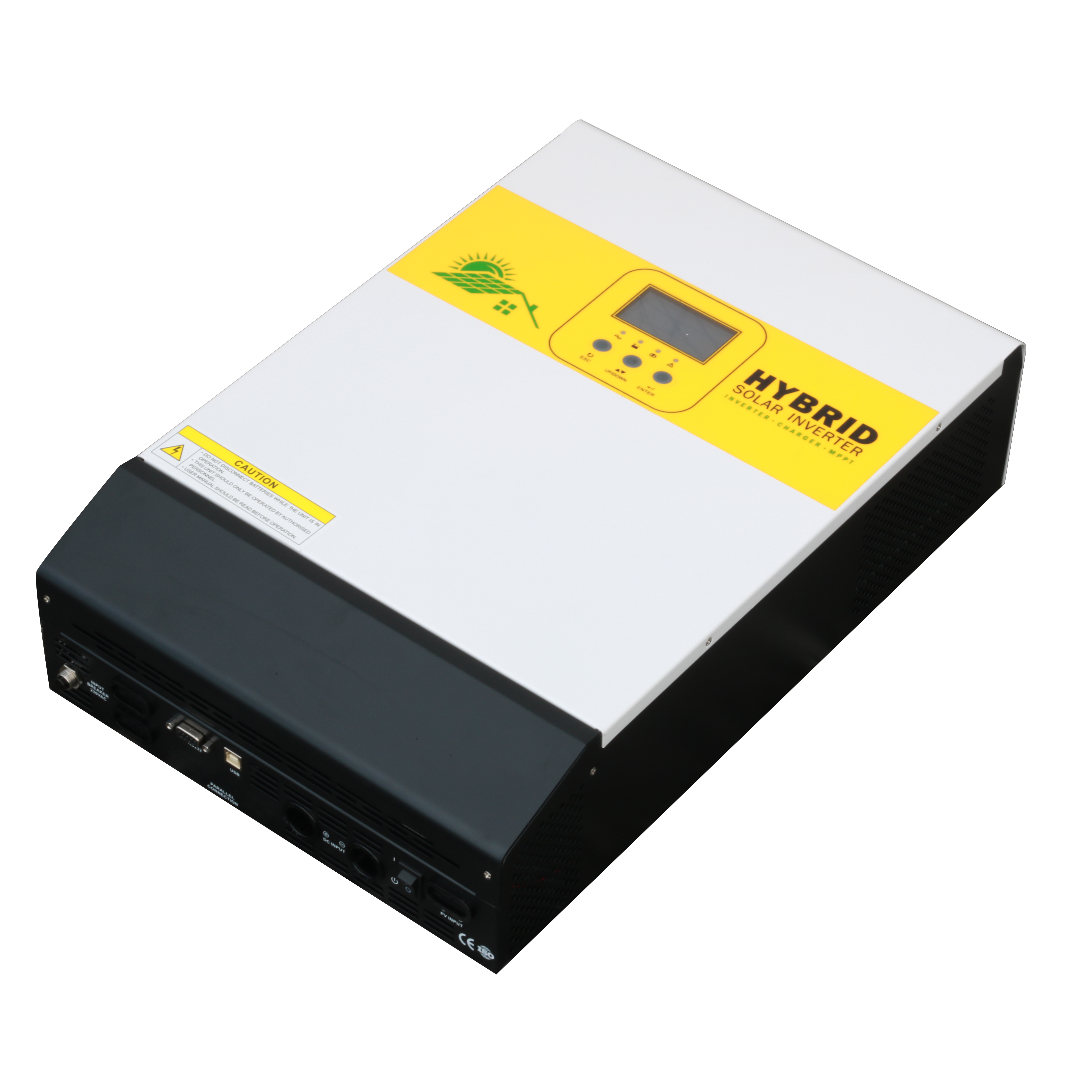 GA series 3000W 5000W off grid hybrid solar inverter charger with 80A AC charger and MPPT solar char