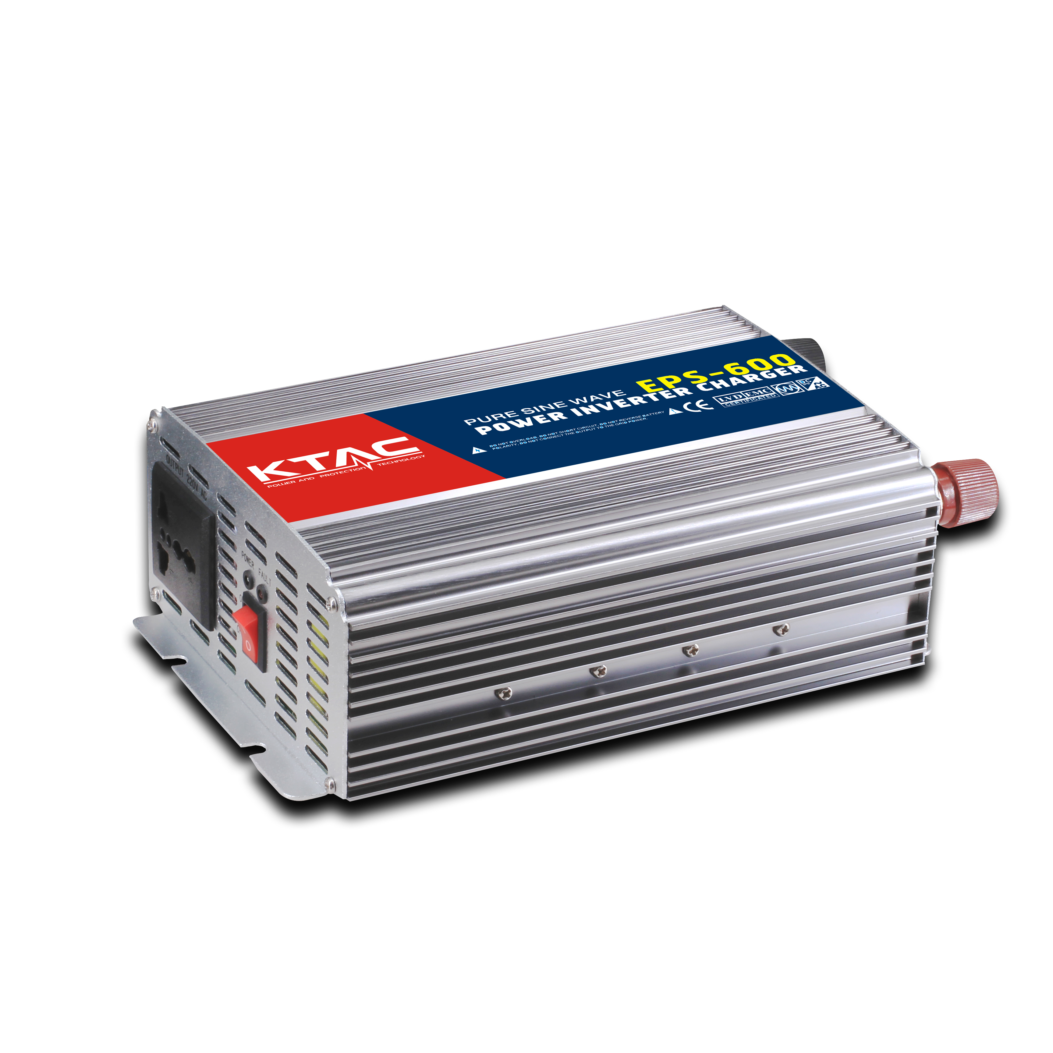 600W 12V high frequency type pure sine wave inverter charger EPS with UPS function