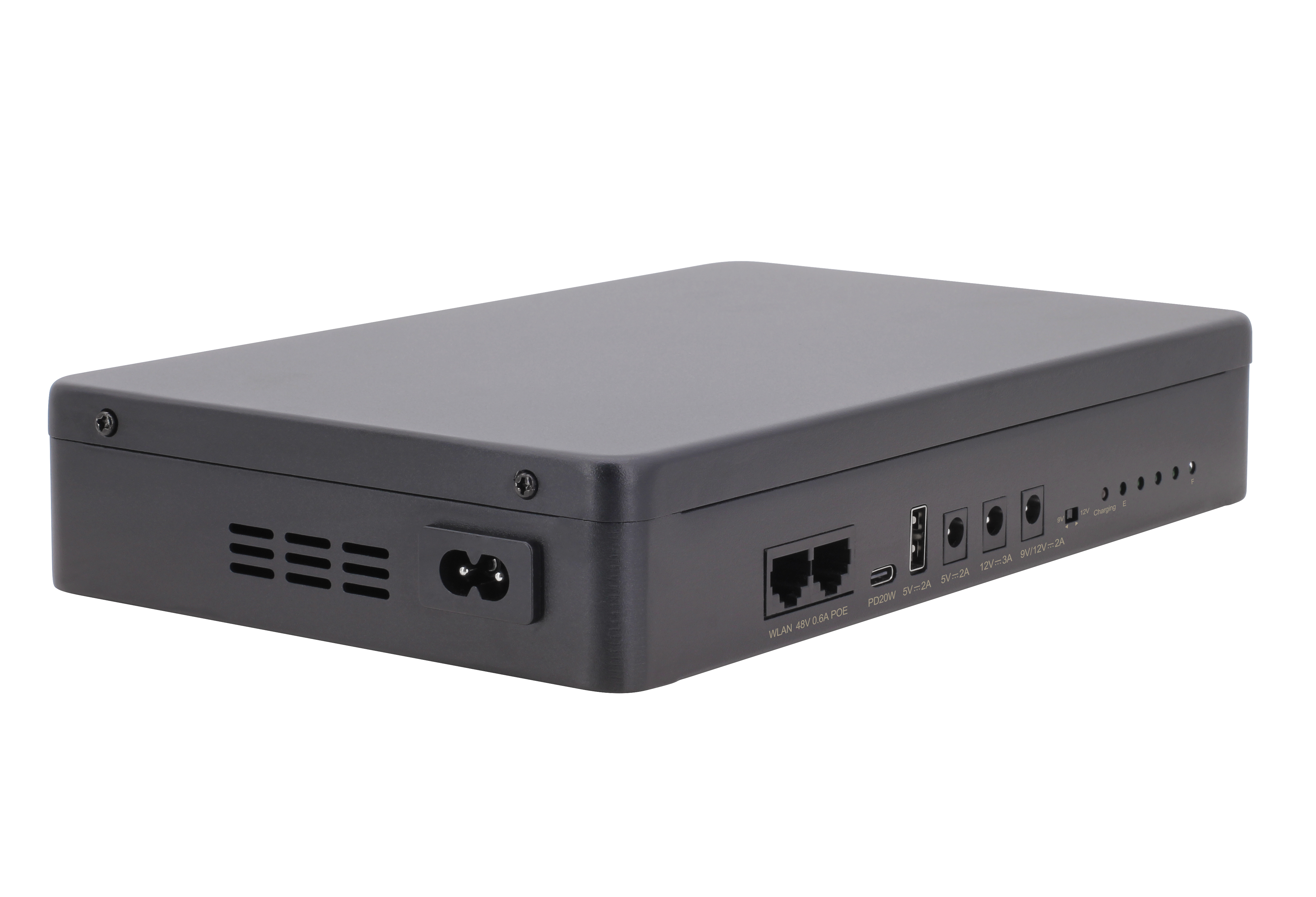 DC6032C 60W mini UPS DC UPS PD 20W, 5V USB, 5V,12V,9V and 48V POE output and built in 96WH LiFePO4 b