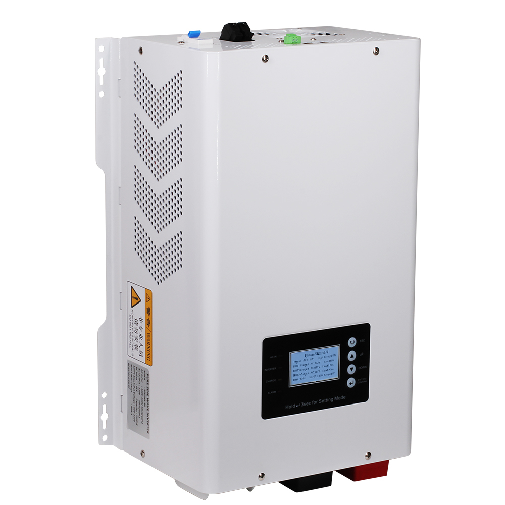 2KW 3KW 5KW 8KW 10KW 12KW wall mount low frequency solar inverter charger with MPPT charger 230V 80A