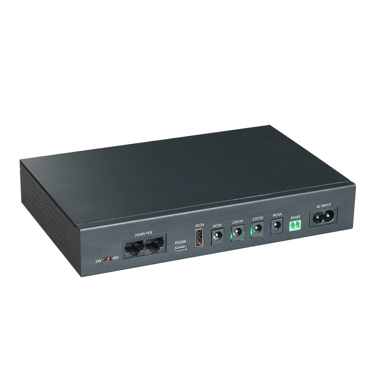 DC4032 40W mini UPS DC UPS with 20000mAH LiFePO4 battery pack 5V,9V,12V DC charge ports and 24V 48V 